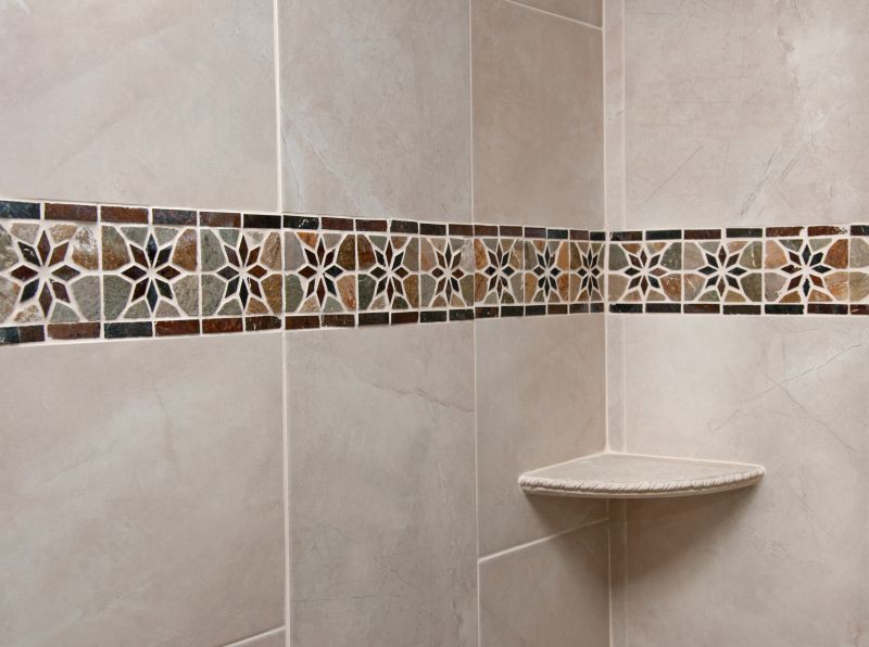 Elegant Tiling with Patterned Accents